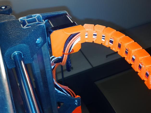 3D打印机 电缆拖链3D打印模型