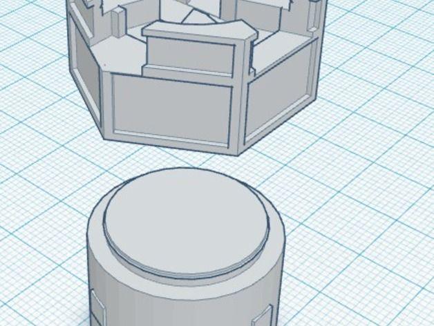 3D打印 天文望远镜 哈勃望远镜3D打印模型