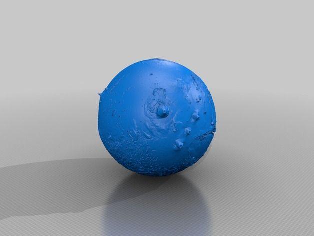 3D打印火星模型3D打印模型