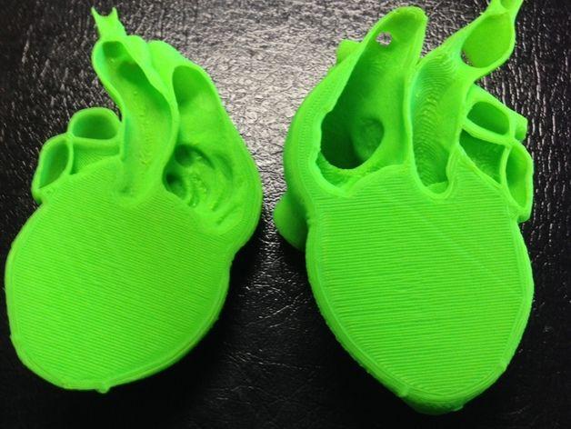 半个心脏模型3D打印模型