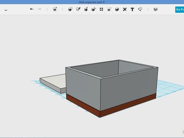 小镇造型笔筒3D打印模型