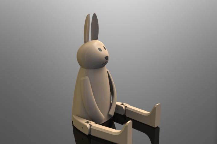 兔子玩具3D打印模型