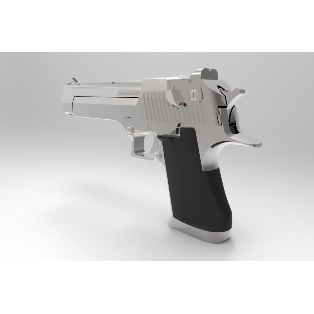 沙漠之鹰手枪3D打印模型