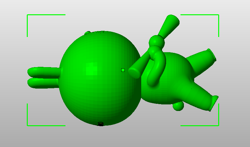 卡通兔子3D打印模型