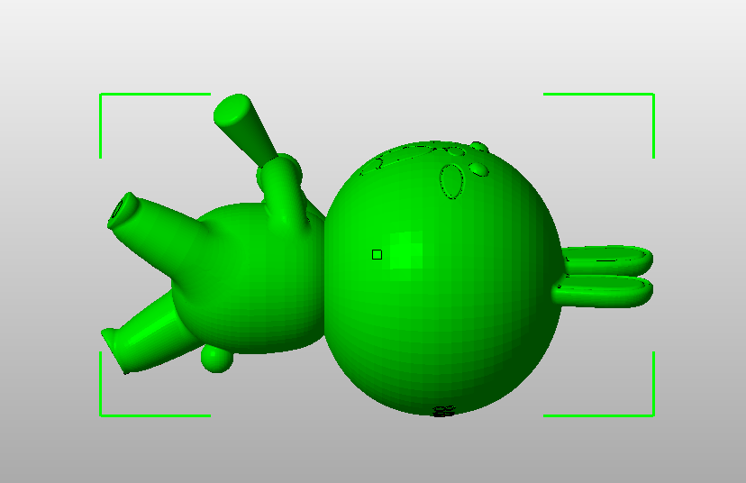 卡通兔子3D打印模型