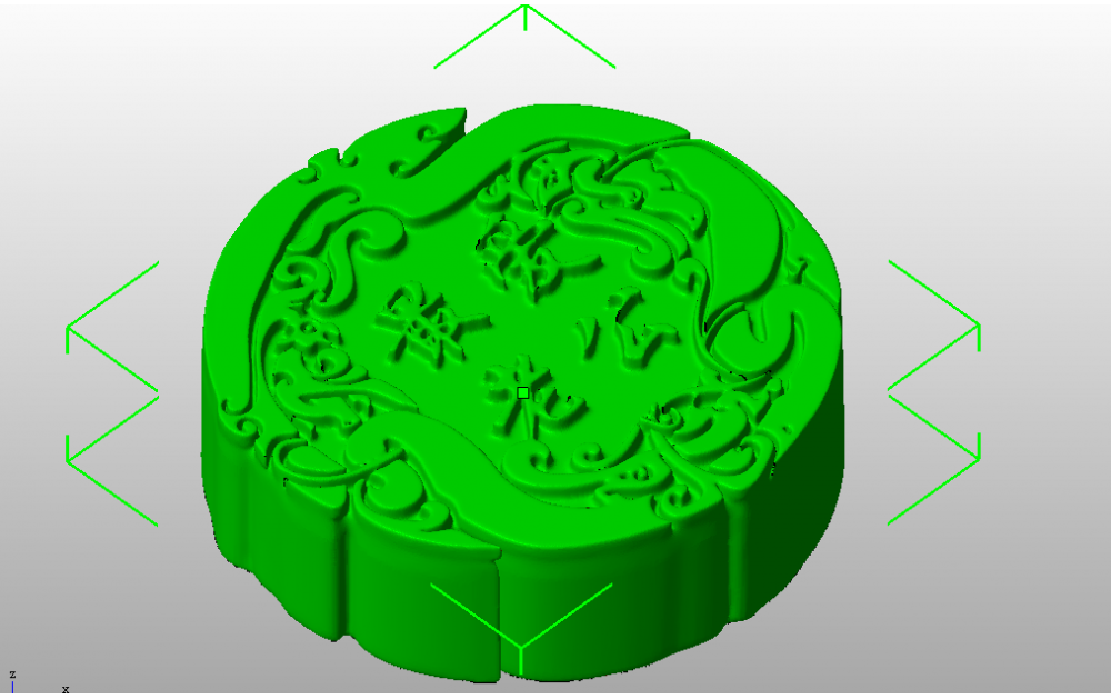 老公老婆-月饼3D打印模型