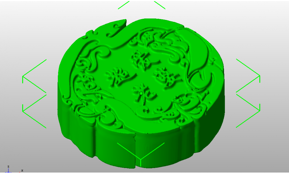 老公老婆-月饼3D打印模型