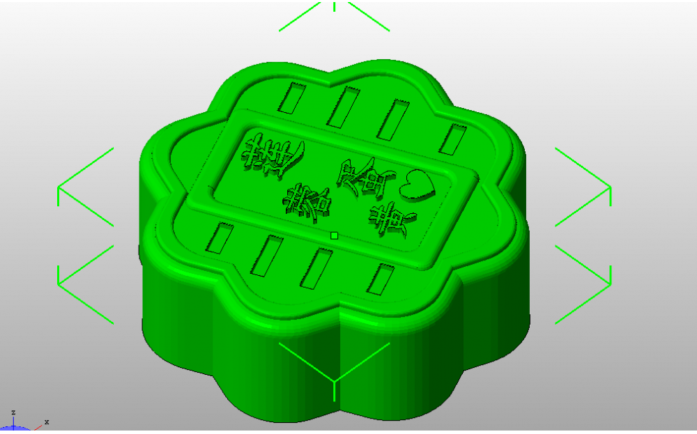 莲蓉蛋黄月饼3D打印模型