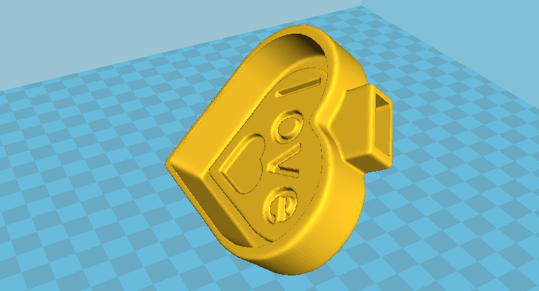 心形月饼模具 饼干模具3D打印模型