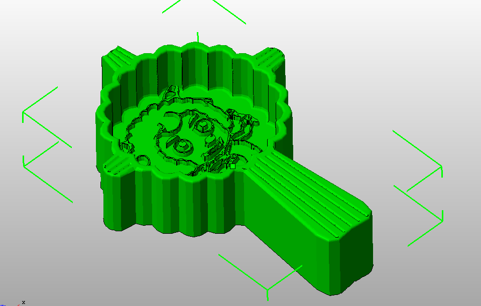 中秋月饼饼干模具喜羊羊灰太狼3D打印模型