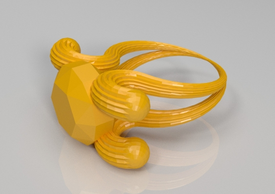 3D打印创意戒指3D打印模型