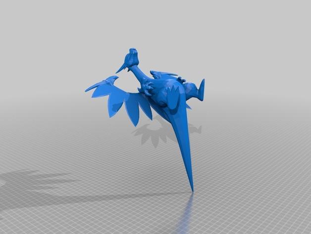 巨型喷火龙3D打印模型