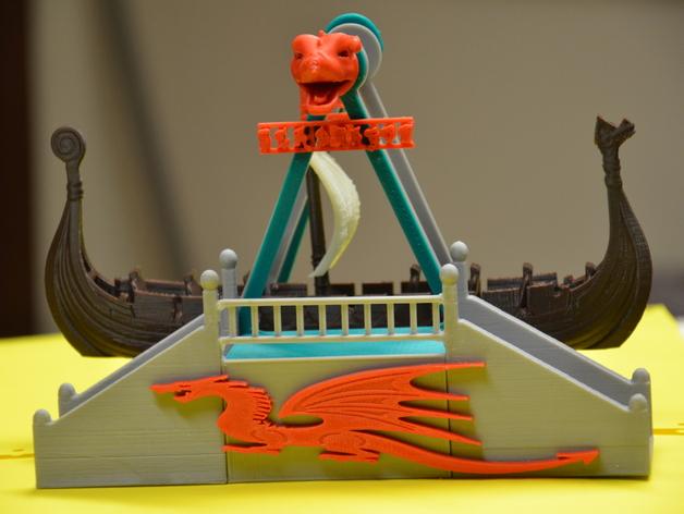 3D打印龙舟模型 端午节3D打印模型
