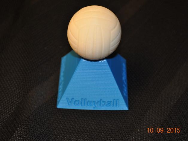 排球比赛奖杯3D打印模型