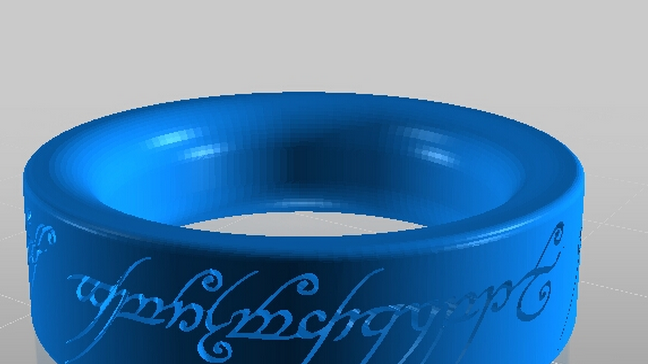指环王 索隆的戒指3D打印模型
