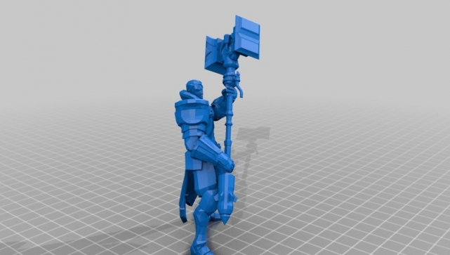 LOL英雄联盟 杰斯3D打印模型