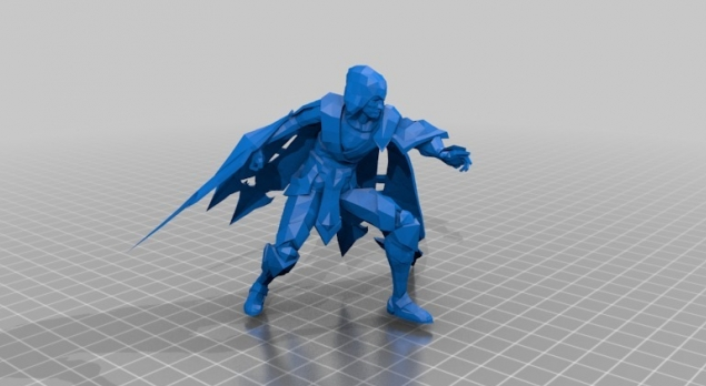 LOL英雄联盟 男刀 刀锋之影泰隆3D打印模型