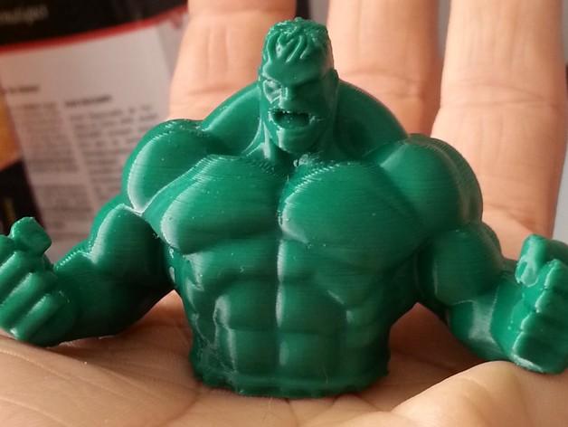 复仇者联盟绿巨人浩克半身像3D打印模型