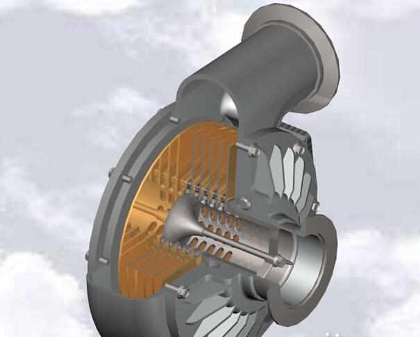 特斯拉涡轮机3D打印模型