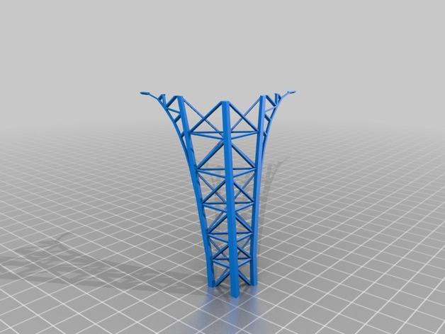 3D打印东京铁塔模型3D打印模型