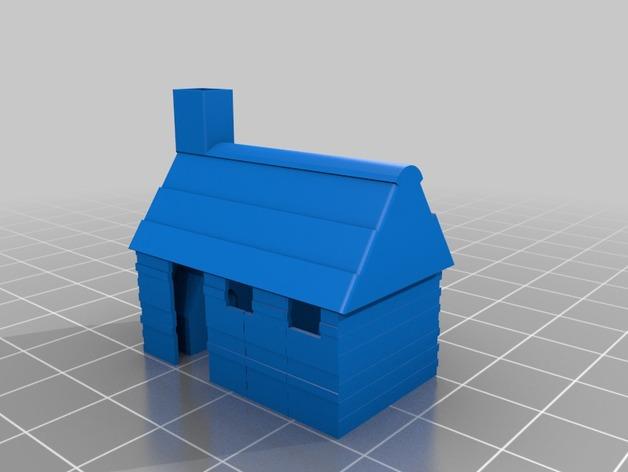 小房子3D打印模型