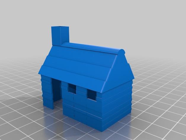 小房子3D打印模型