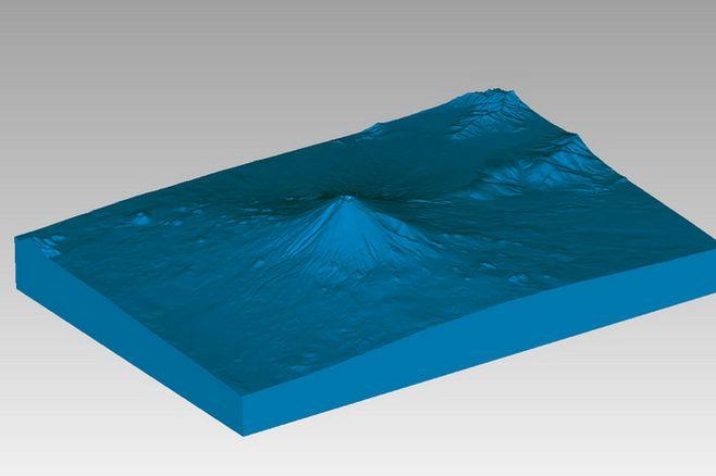 日本富士山3D打印模型