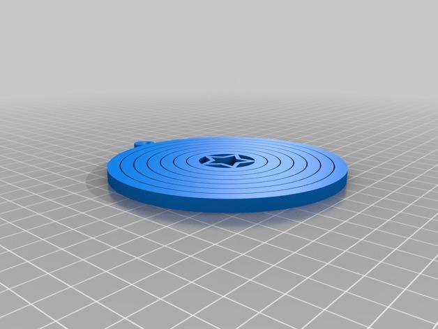 陀螺圣诞装饰3D打印模型