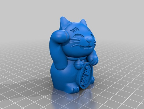 招财猫3D打印模型