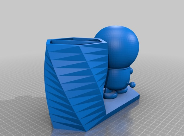 笔筒3D打印模型