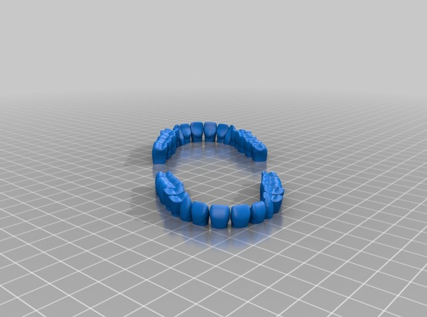 牙齿3D打印模型