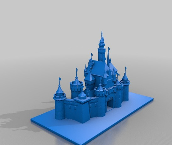 迪士尼乐园3D打印模型