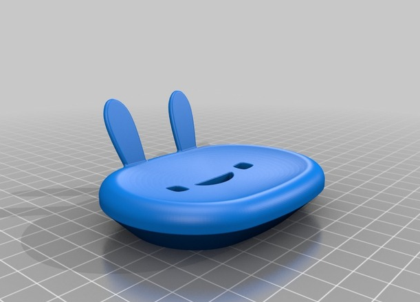 兔耳朵肥皂盒3D打印模型