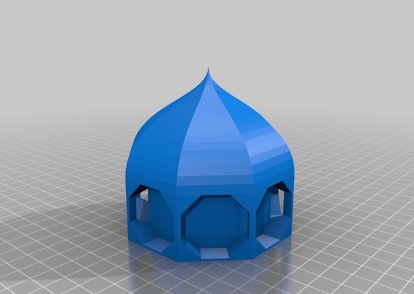 蜡烛灯台3D打印模型