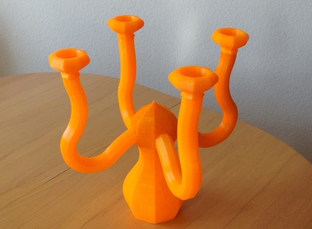 蜡烛灯台3D打印模型