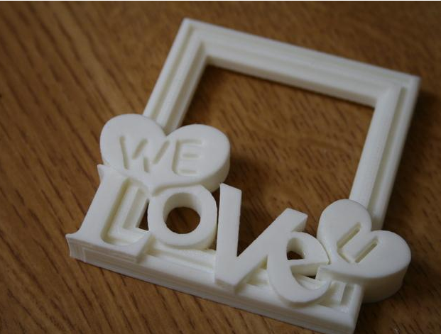 爱心相框3D打印模型
