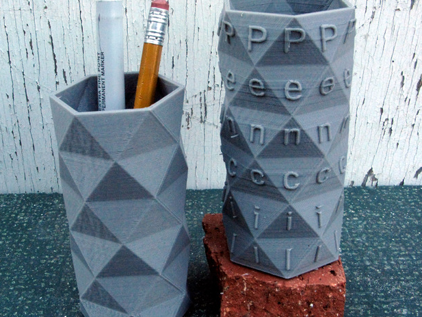 菠萝纹花瓶3D打印模型