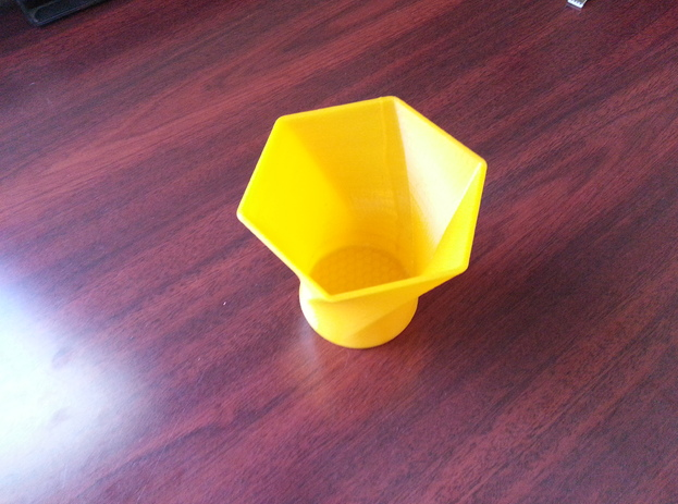 六角杯具3D打印模型