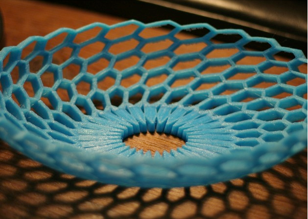 镂空六角碗模具3D打印模型
