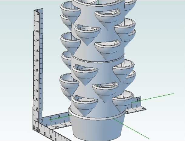 个性小花盆3D打印模型