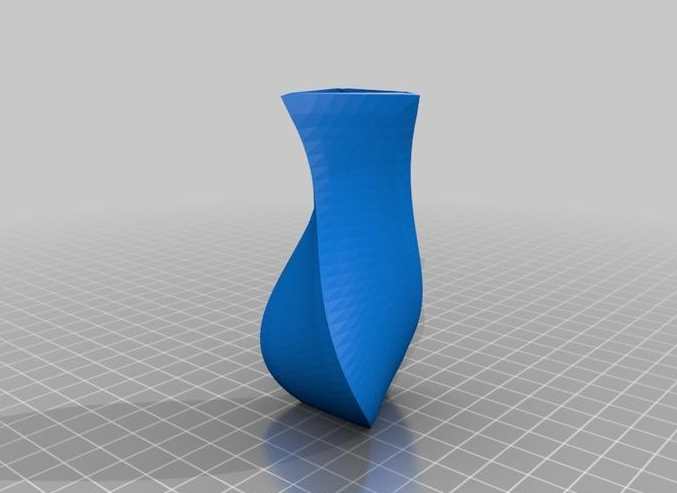 净素花瓶3D打印模型