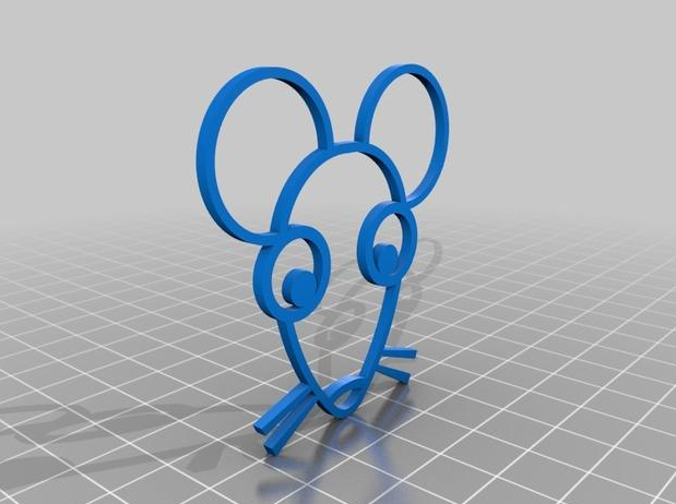 圣诞鼠挂件3D打印模型