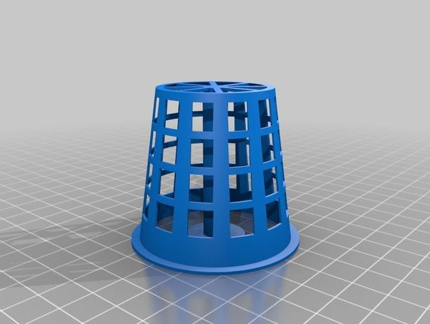 水培花盆3D打印模型