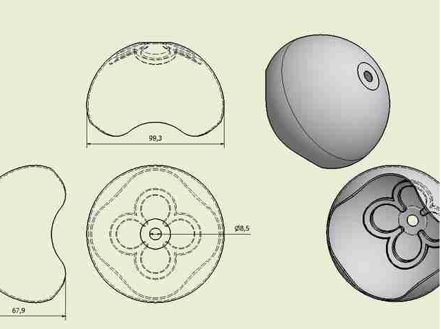 海蜇小装饰3D打印模型