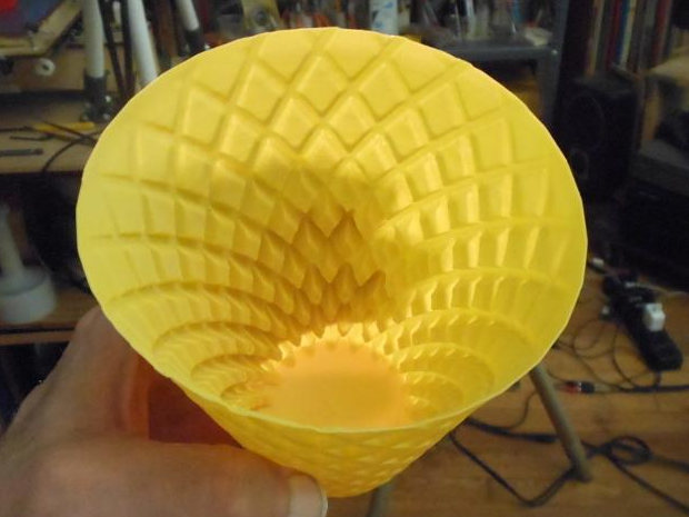纹理灯罩3D打印模型