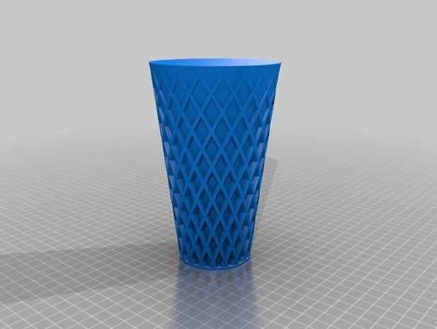 纹理灯罩3D打印模型