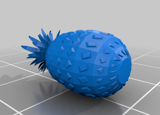 菠萝3D打印模型