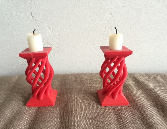 镂空蜡烛台3D打印模型