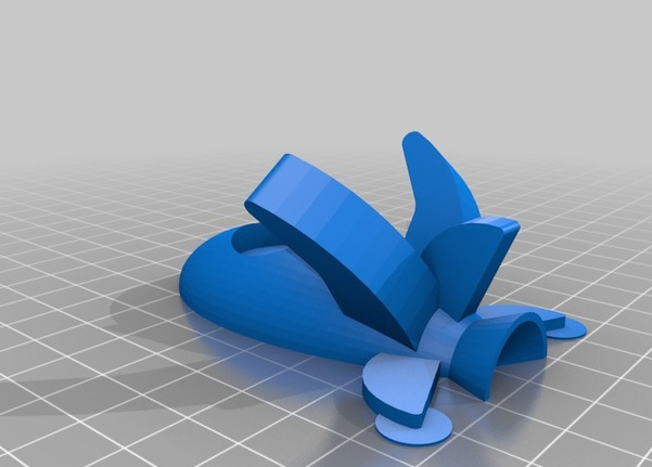 火箭式衣帽挂钩3D打印模型