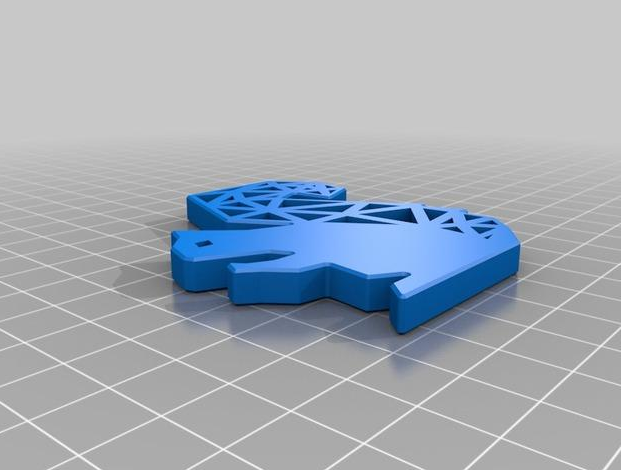 圣诞装饰3D打印模型